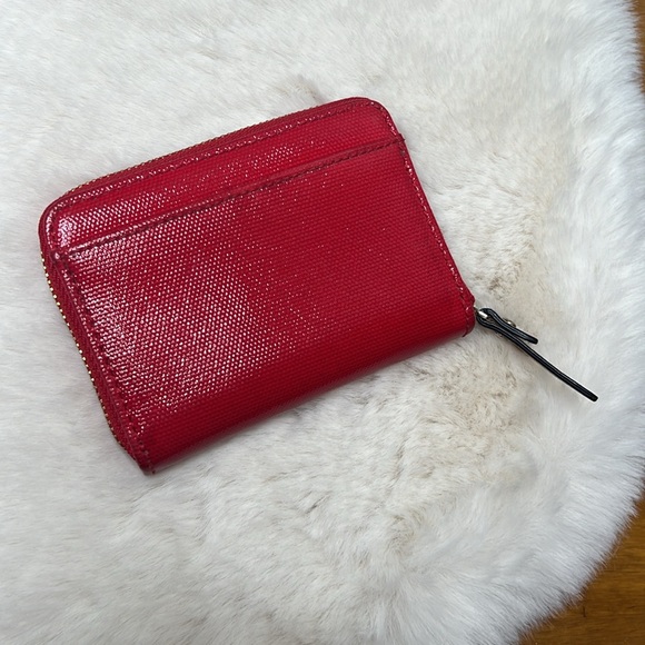 ♠️ Kate Spade Red Patent Leather Zip Wallet - Picture 5 of 11